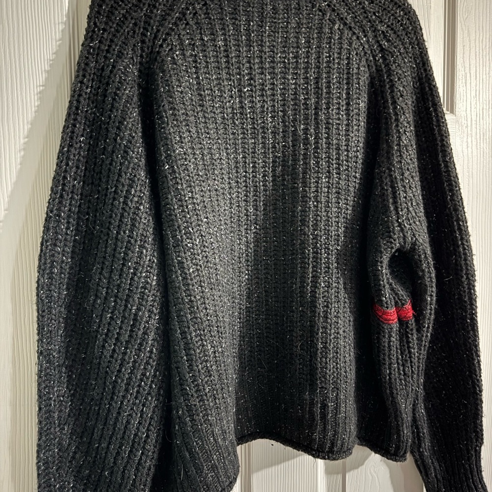 Taylor Swift reputation Black Sweater with Red Snake Detail - Picture 2 of 2